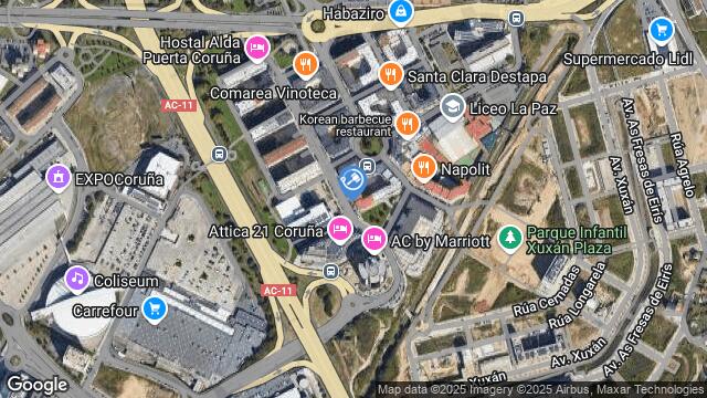 Ubicación de la subastas Subasta de local comercial en CORUÑA