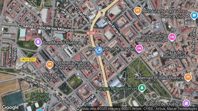 Ubicación de la subastas Subasta de local comercial en HUESCA