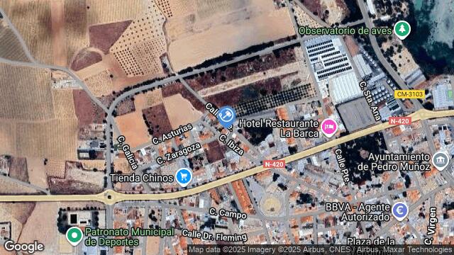 Ubicación de la subastas Subasta de solar en PEDRO MUÑOZ