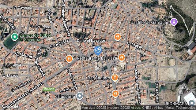 Ubicación de la subastas Subasta de vivienda en Calasparra