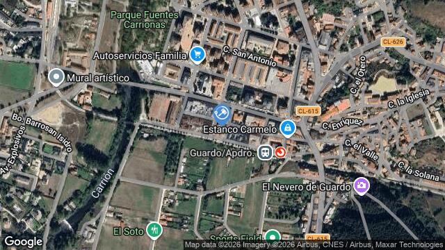 Ubicación de la subastas Subasta de cl arroyal ( guardo) en GUARDO
