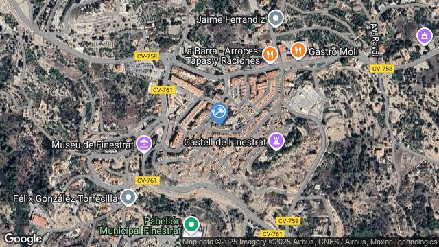 Ubicación de la subastas Subasta de finca rústica en FINESTRAT