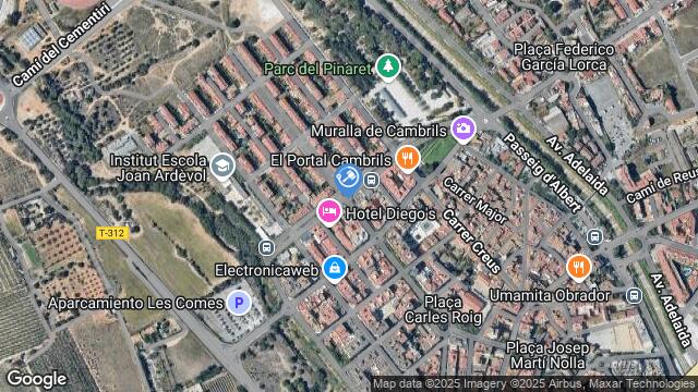 Ubicación de la subastas Subasta de vivienda en Cambrils