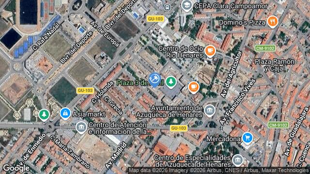 Ubicación de la subastas Subasta de vivienda en AZUQUECA DE HENARES