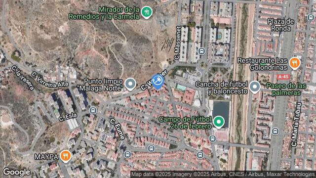 Ubicación de la subastas Subasta de vivienda en MALAGA