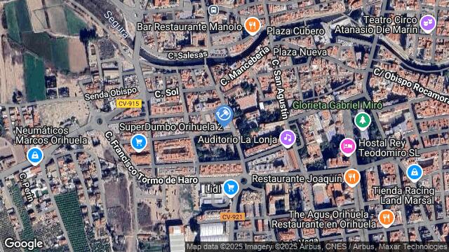 Ubicación de la subastas Subasta de trastero en ORIHUELA
