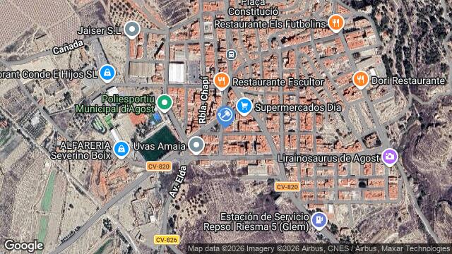 Ubicación de la subastas Subasta de av novelda en Alicante