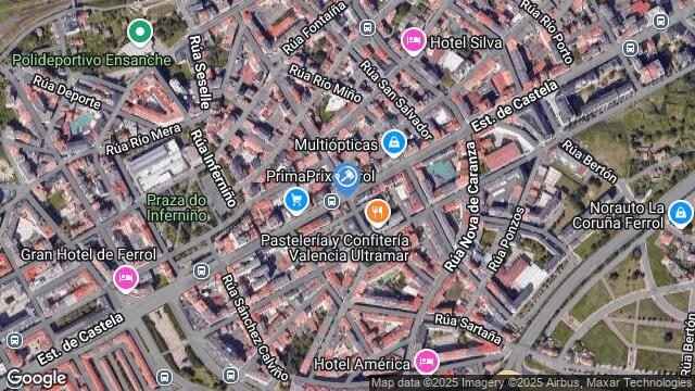 Ubicación de la subastas Subasta de vivienda en Ferrol