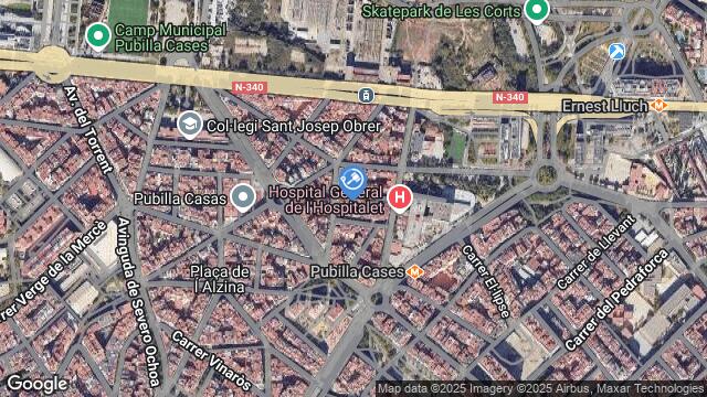 Ubicación de la subastas Subasta de vivienda en L'Hospitalet de Llobregat