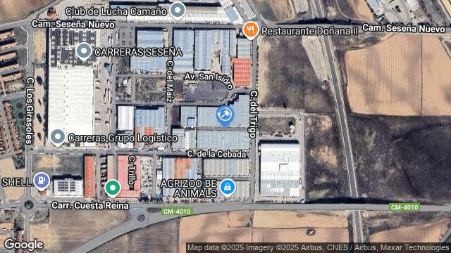 Ubicación de la subastas Subasta de nave industrial en SESEÑA