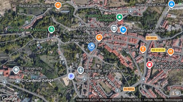 Ubicación de la subastas Subasta de vivienda en SEGOVIA