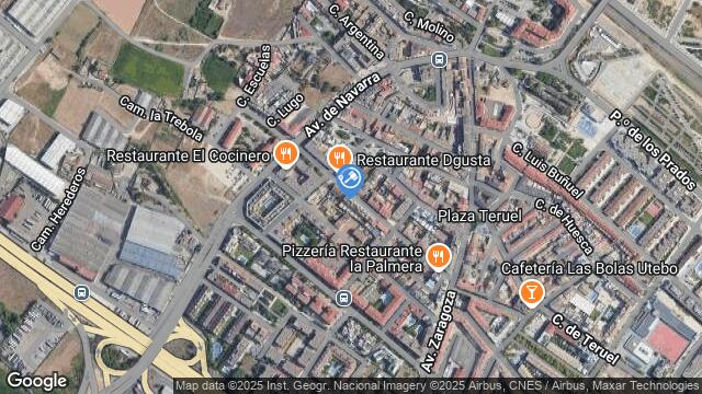Ubicación de la subastas Subasta de vivienda en Utebo