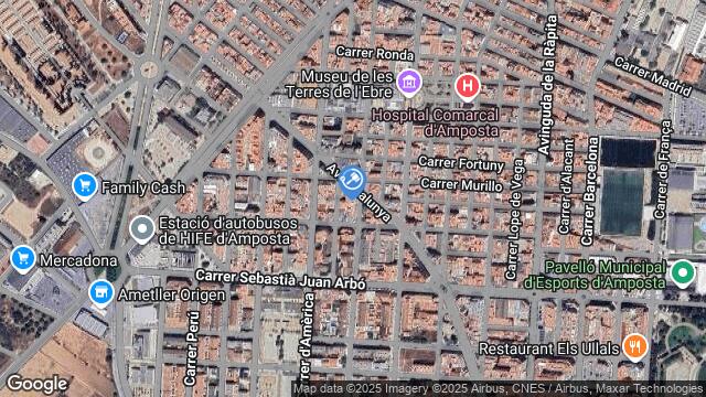 Ubicación de la subastas Subasta de vivienda en Amposta