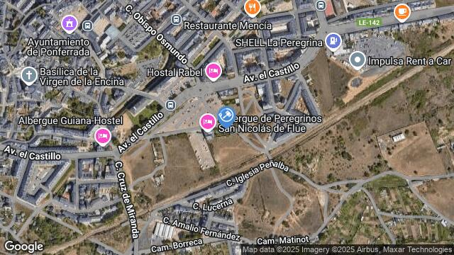 Ubicación de la subastas Subasta de garaje en Ponferrada