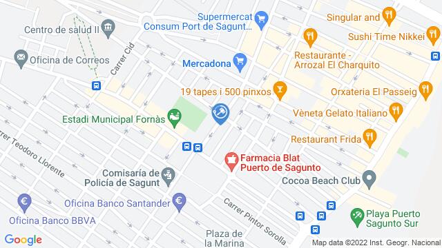 Ubicación de la subastas Subasta de local comercial en PTO SAGUNTO