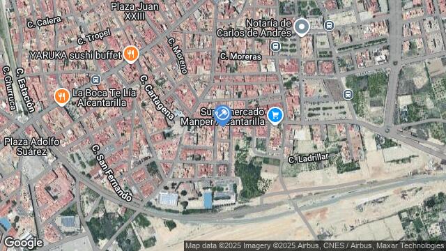 Ubicación de la subastas Subasta de local comercial en ALCANTARILLA