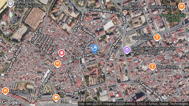 Ubicación de la subastas Subasta de cl jose antonio edif.europa ( algeciras) en ALGECIRAS