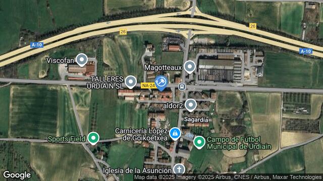 Ubicación de la subastas Subasta de cl bentalde en Navarra