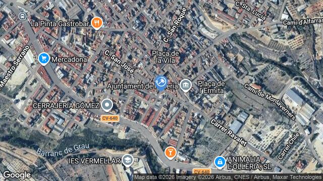 Ubicación de la subastas Subasta de vivienda en OLLERIA