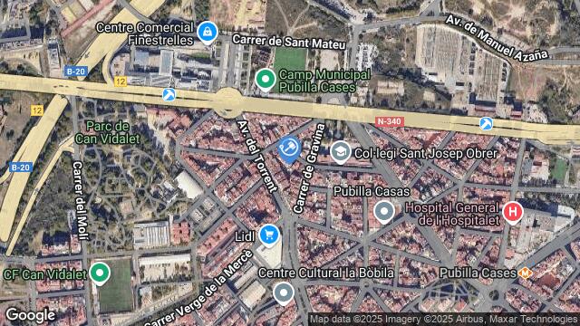Ubicación de la subastas Subasta de vivienda en L'Hospitalet de Llobregat
