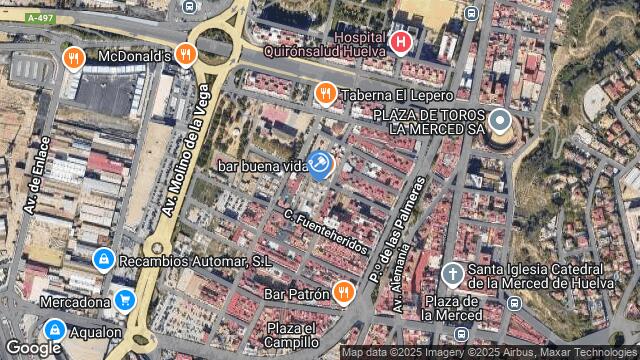 Ubicación de la subastas Subasta de garaje en HUELVA