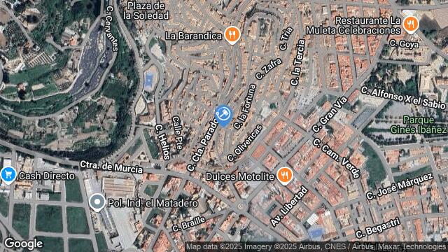 Ubicación de la subastas Subasta de cl sin nombre- el montaÑar en Murcia