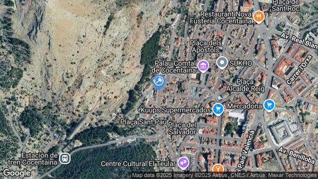 Ubicación de la subastas Subasta de vivienda en COCENTAINA