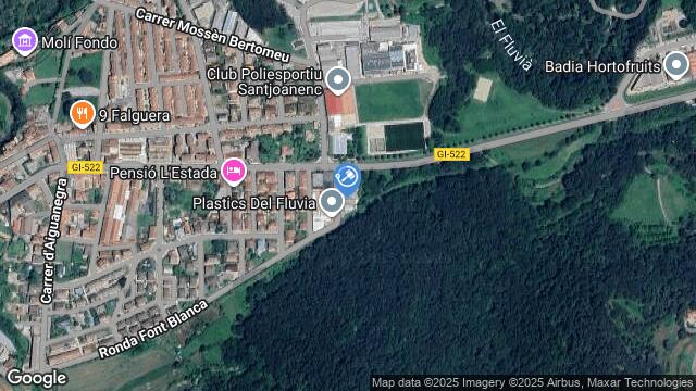 Ubicación de la subastas Subasta de nave industrial en Sant Joan les Fonts