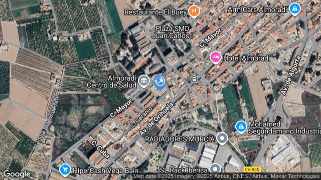 Ubicación de la subastas Subasta de garaje en ALMORADÍ