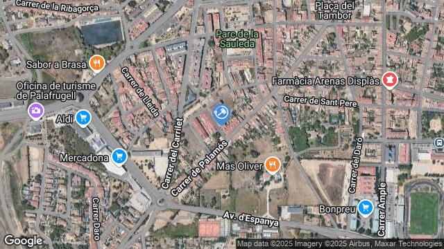 Ubicación de la subastas Subasta de vivienda en Palafrugell
