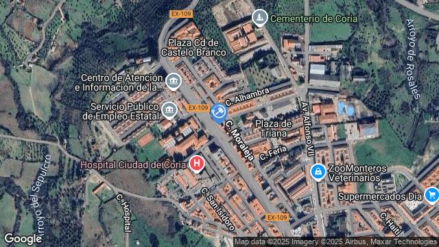 Ubicación de la subastas Subasta de vivienda en CORIA