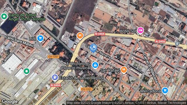 Ubicación de la subastas Subasta de garaje en Benicarló