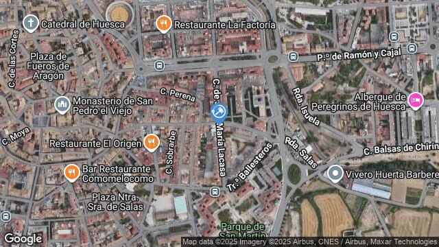 Ubicación de la subastas Subasta de local comercial en Huesca