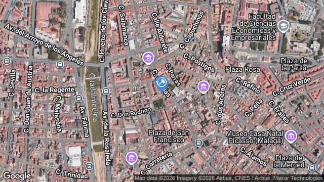 Ubicación de la subastas Subasta de garaje en Málaga