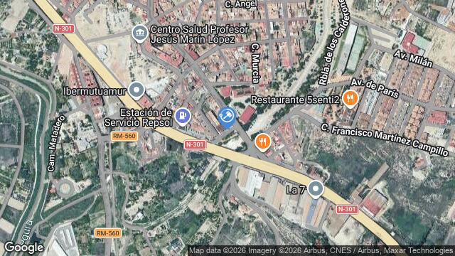 Ubicación de la subastas Subasta de vivienda en Molina de Segura