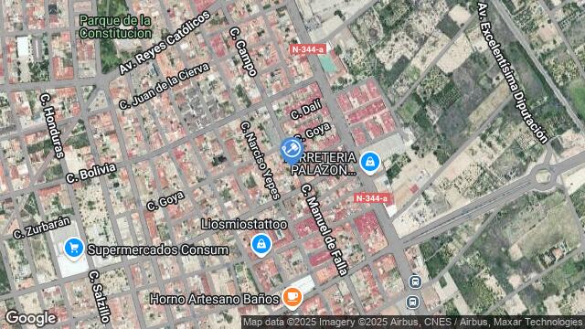 Ubicación de la subastas Subasta de cl manuel de falla en Murcia