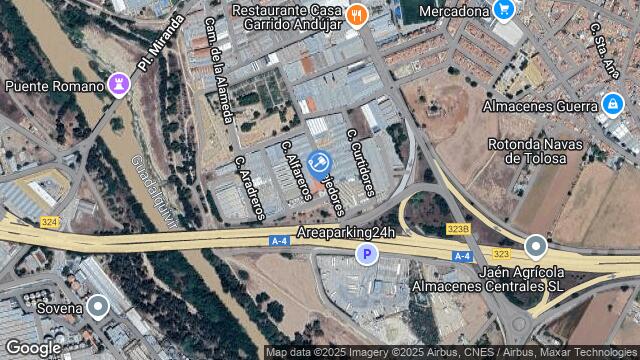 Ubicación de la subastas Subasta de nave industrial en Andújar