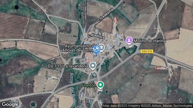 Ubicación de la subastas Subasta de finca rústica en AÑOVER DE TORMES