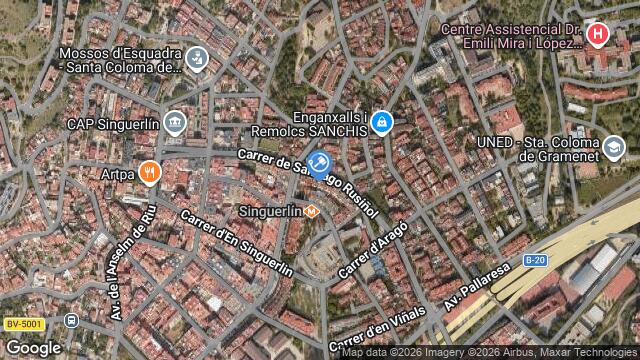 Ubicación de la subastas Subasta de vivienda en Santa Coloma de Gramenet