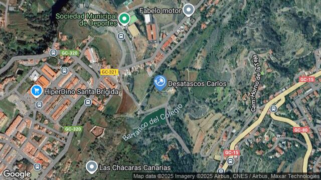 Ubicación de la subastas Subasta de finca rústica en SANTA BRIGIDA