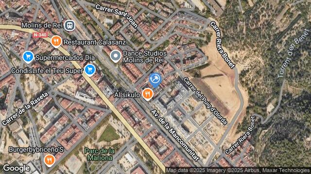 Ubicación de la subastas Subasta de vivienda en Molins de Rei