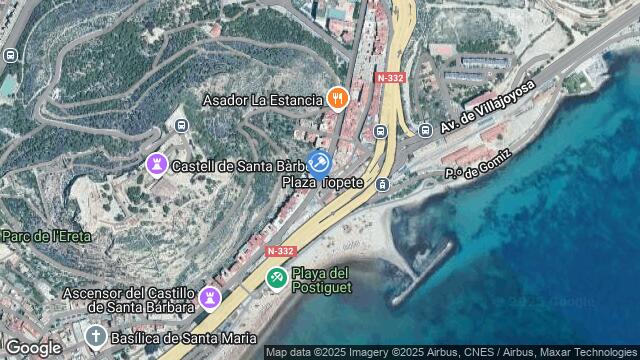 Ubicación de la subastas Subasta de garaje en Alicante