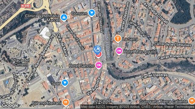 Ubicación de la subastas Subasta de vivienda en Hospitalet Infant