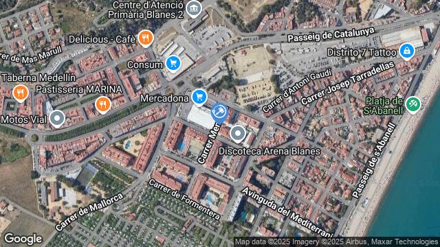 Ubicación de la subastas Subasta de vivienda en Blanes