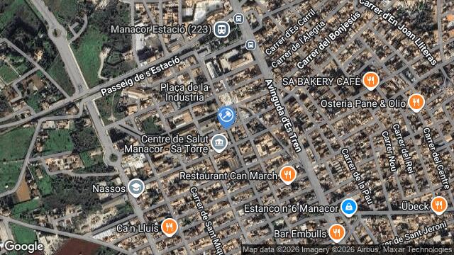 Ubicación de la subastas Subasta de garaje en MANACOR