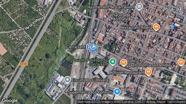 Ubicación de la subastas Subasta de garaje en CARCAIXENT