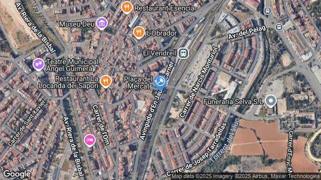 Ubicación de la subastas Subasta de garaje en El Vendrell