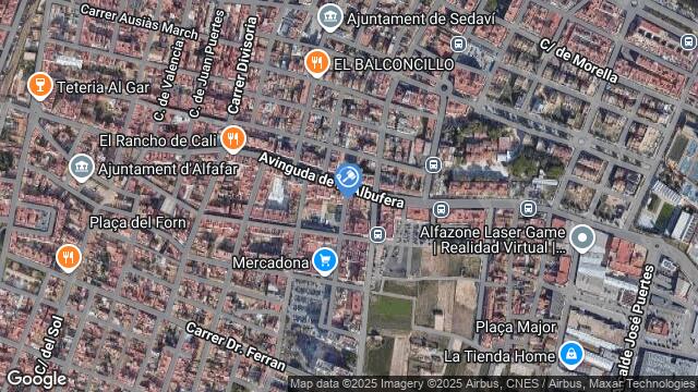 Ubicación de la subastas Subasta de vivienda en ALFAFAR