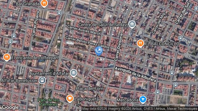 Ubicación de la subastas Subasta de vivienda en ALFAFAR