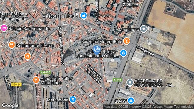 Ubicación de la subastas Subasta de vivienda en UTRERA